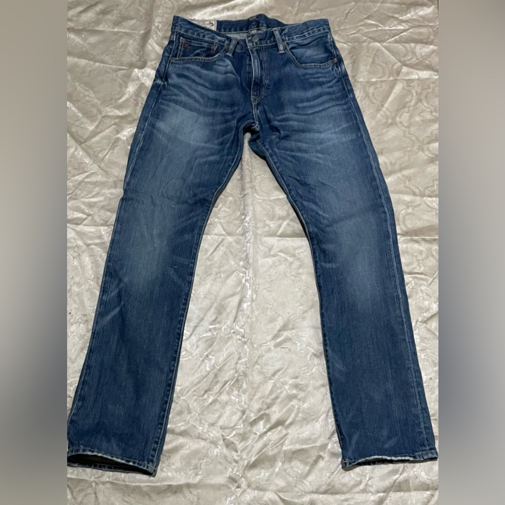 Polo Ralph Lauren Blue Denim with Tan Label